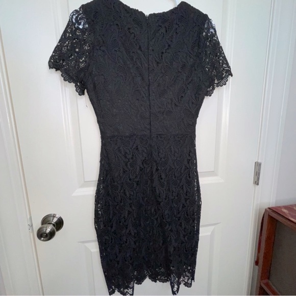 Lulu’s Quality Time Black Crochet Lace Mini Dress XS - Picture 8 of 17